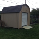 Franklin WI 10x12 Barn with 6' Sides